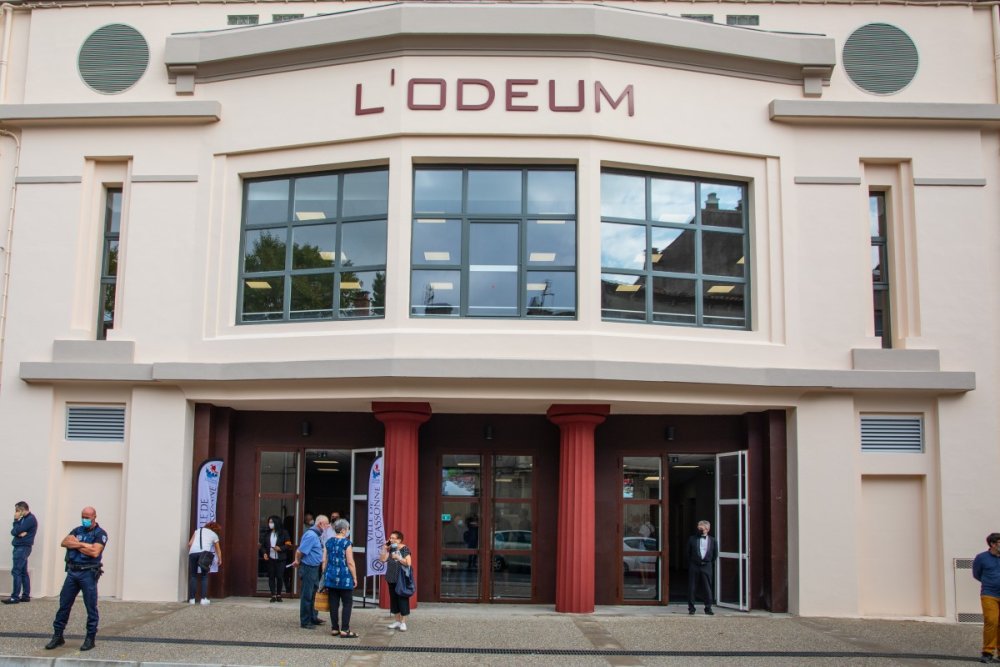 Façade de l'Odeum