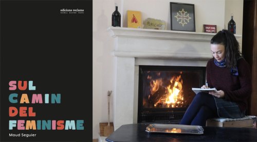 Lo libre e l'autora. Le livre et l'auteure.